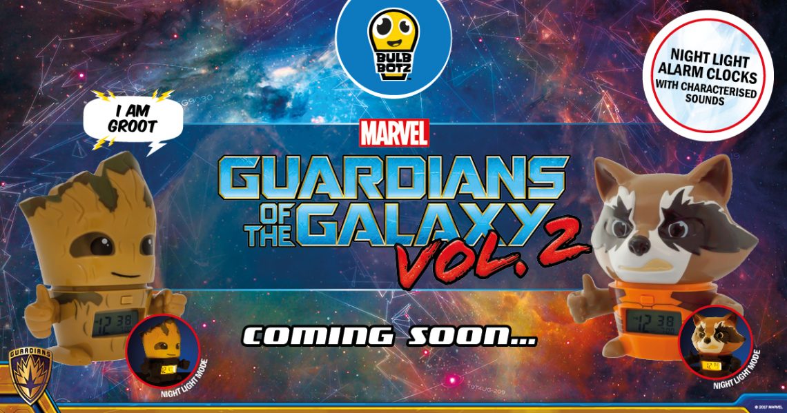 BulbBotz™ Marvel™ Guardians of the Galaxy Vol. 2™ Groot™ Night Light Alarm  Clock (5.5 inch) 